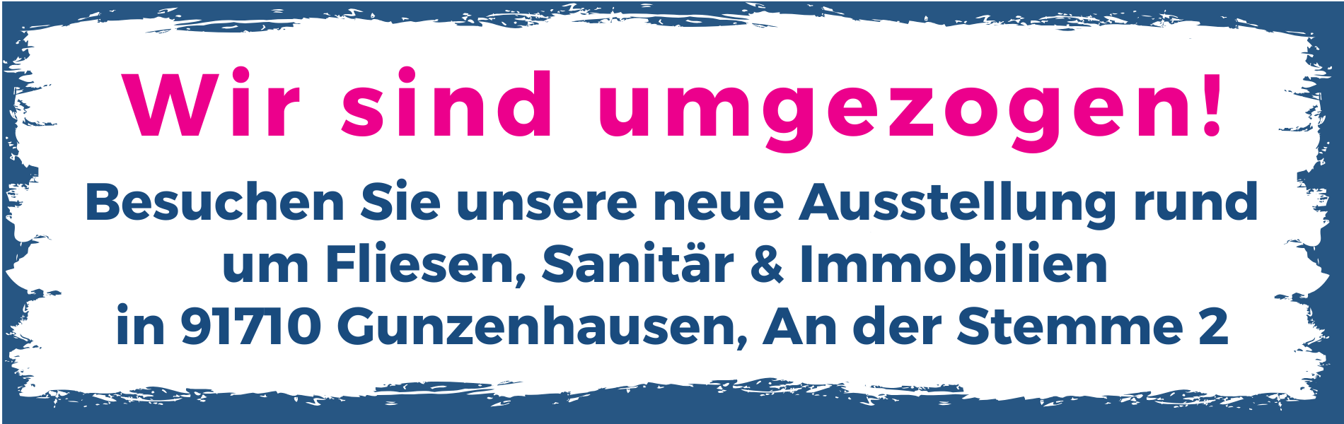 Banner neue Ausstellung