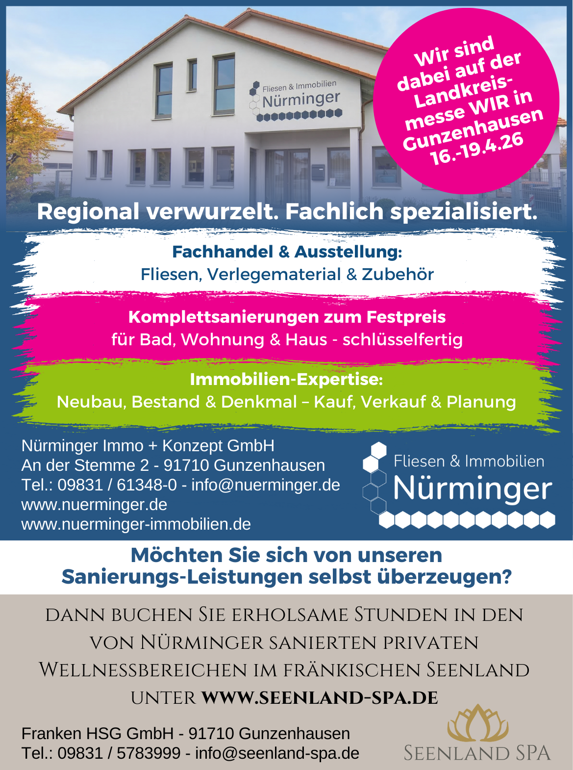 Anzeige Messe WIR 99x133